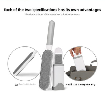 Professional Pet Hair Removal Brush Double Sided Grooming Tool for Dogs Cats Reusable Lint Roller for Clothes Furniture Carpet Deshedding