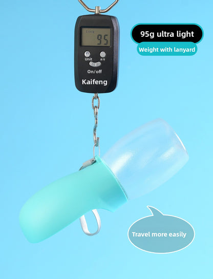 Portable Pet Water Bottle for Dogs and Cats Leak Proof Outdoor Travel Water Dispenser with Foldable Bowl