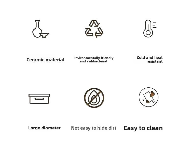 Cute Cat Bowl Ceramic Elevated Cat Food and Water Bowl Set with Non Slip Base Slow Feeder Design for Cats and Small Dogs Pet Supplies