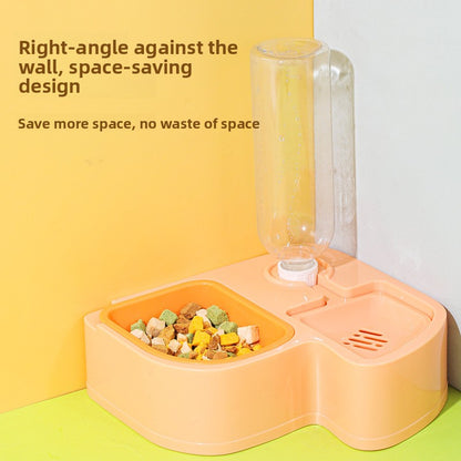 New Cat Food Set: Auto Feeding Bowl Drinking Device & Neck Protection Wholesale