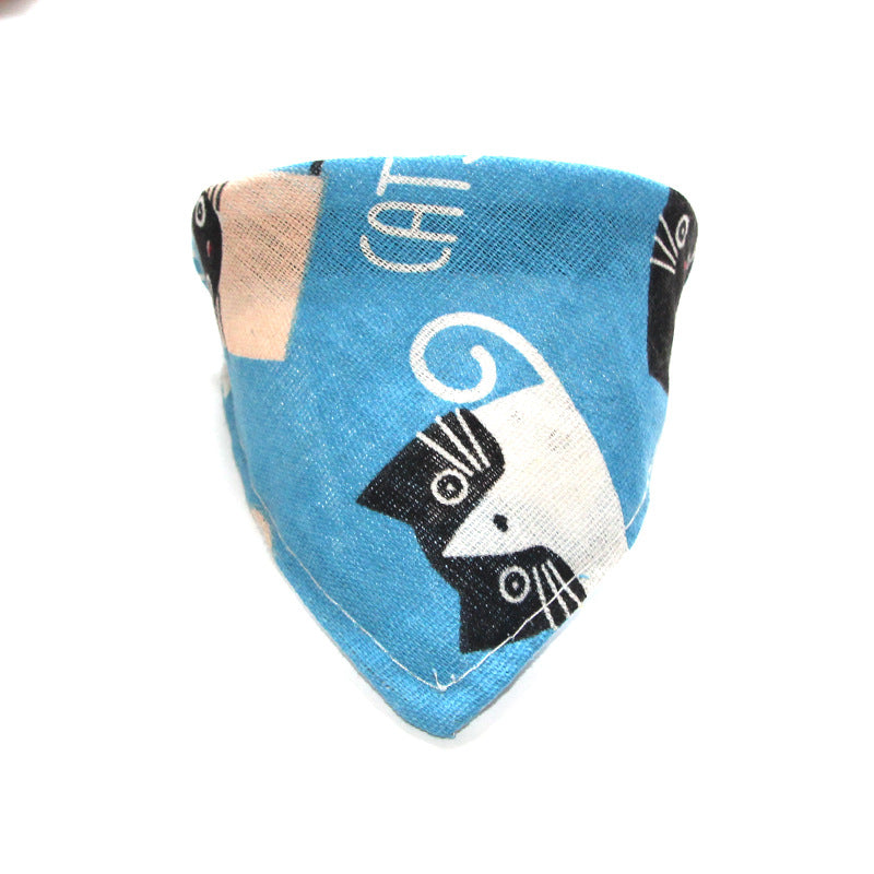 Pet Triangle Scarf Dog Scarf Cat Collar Christmas Small Dog Bib Japanese Style Cute Sweet Style