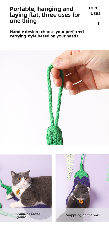 Durable Hanging Cat Scratching Board Pad Multiple Styles Anti Scratch Furniture Protector Interactive Pet Toy for Indoor Cats