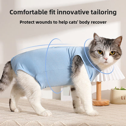 Pet Summer Breathable Cat Neutering Suit Mother Cat Weaning Pet Clothing