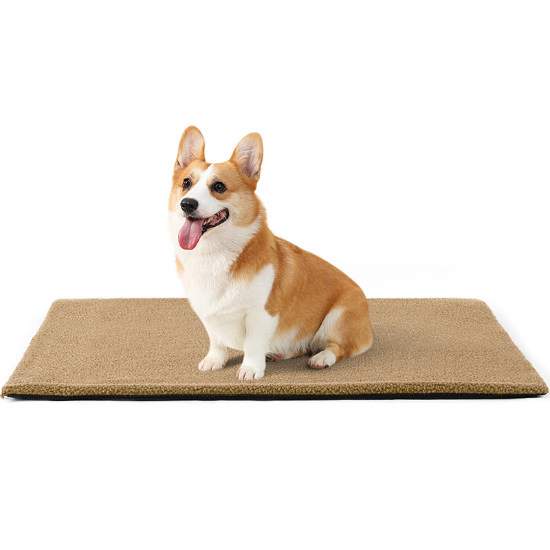 Self-heating dog bed pad for pets