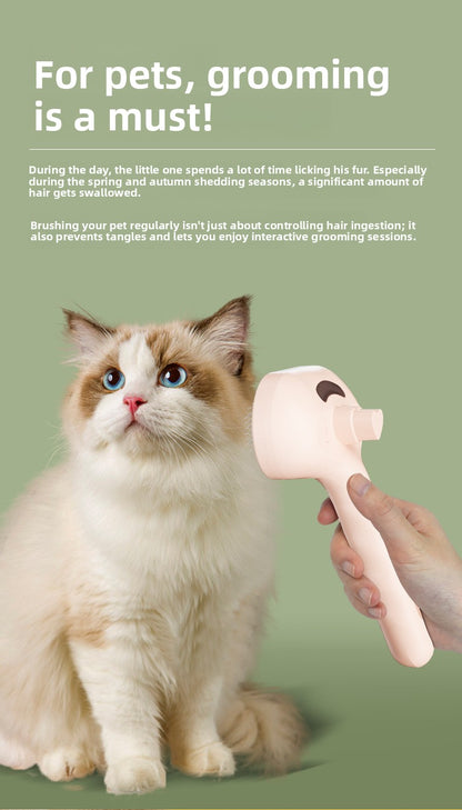 Cat Dog Grooming Comb Spray Non Flying Hair Pet Tool