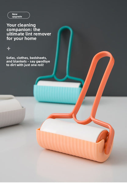 Rouleau anti-peluches pour vêtements et maison, rouleau en papier adhésif déchirable, brosse pour poils d'animaux, rouleau anti-peluches en papier adhésif 
