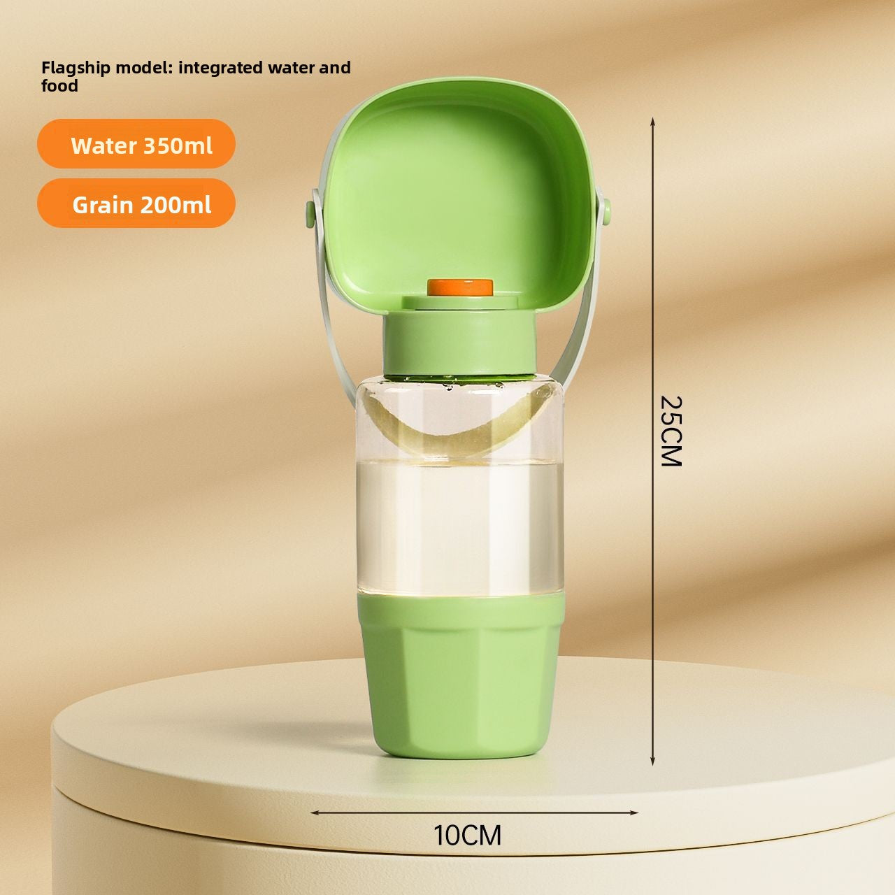 Leakproof Portable Dog Water Bottle Outdoor Travel Water Dispenser with Collapsible Bowl for Dogs On The Go Walking Hiking Camping and Travel