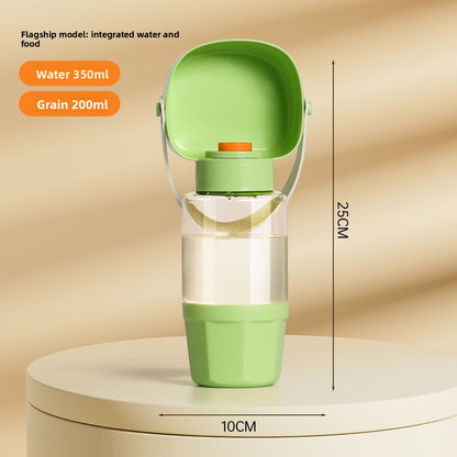 Leakproof Portable Dog Water Bottle Outdoor Travel Water Dispenser with Collapsible Bowl for Dogs On The Go Walking Hiking Camping and Travel