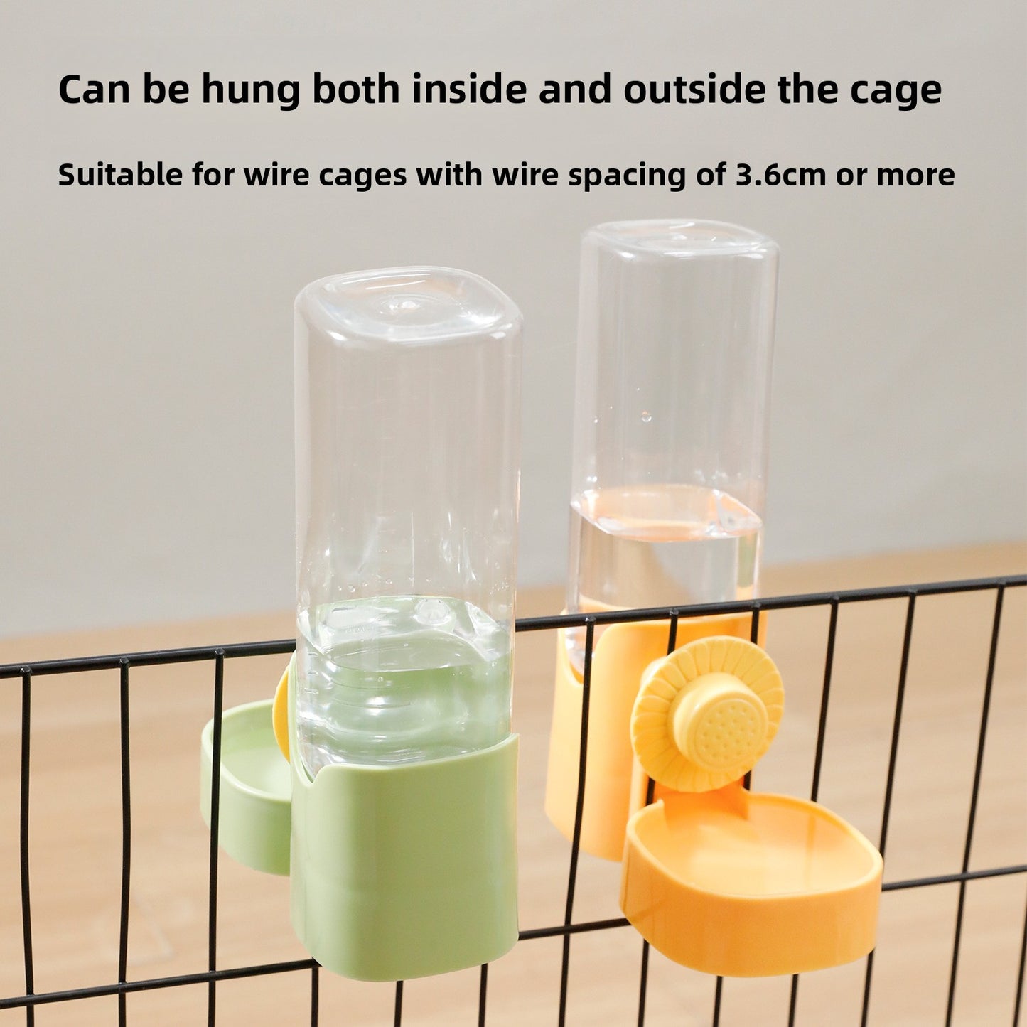 Original Daisy Hanging Cage Automatic Pet Water Dispenser Large Capacity Dog Cat Water Bottle Feeder
