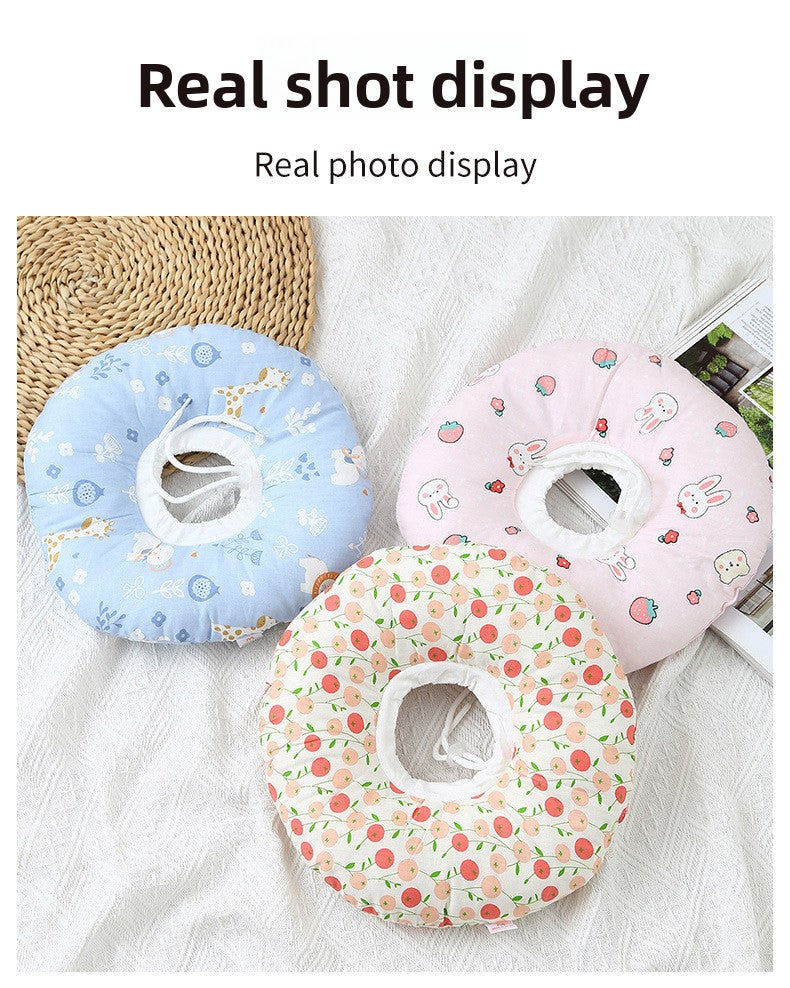 Pet Elizabethan Collar Anti-Bite Anti-Lick Soft Headband Cat Dog Neutering Shame Collar Adjustable Neckband