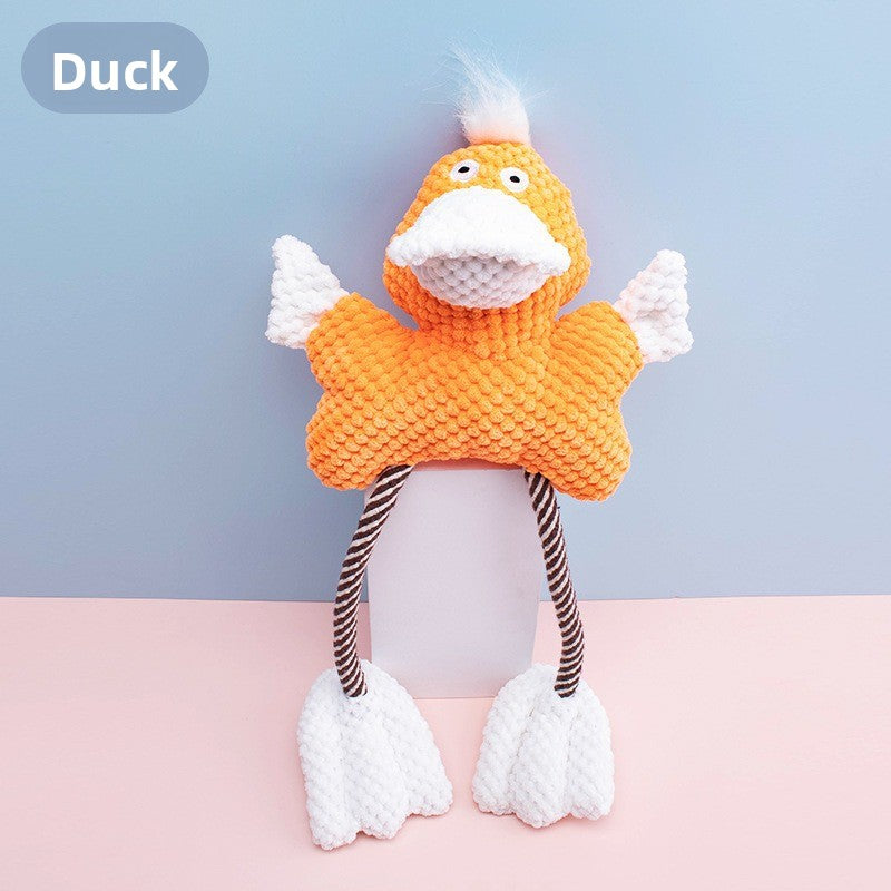 Indestructible Plush Dog Toy for SelfEntertainment Durable Chew Sound Pet Supplies