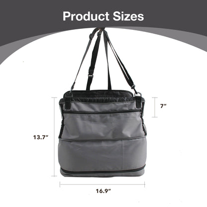 Pet Carrier Car Hanging Nest Gray Pet Travel Mat Pet Seat Dog Cat Front Seat Nest