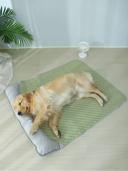Golden Retriever Dog Summer Sleep Cooling Mat for Big Dogs