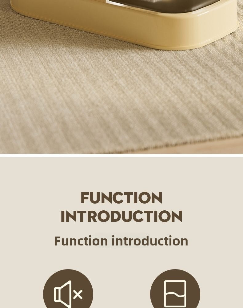 Anti Tip Electric Water Dispenser Cat Bowl with Large Capacity Integrated Circulating Food Water Fountain