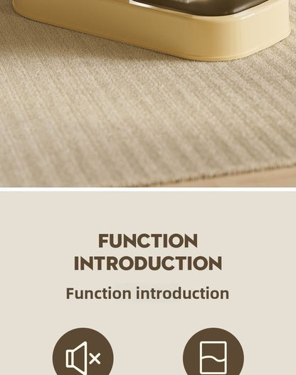 Anti Tip Electric Water Dispenser Cat Bowl with Large Capacity Integrated Circulating Food Water Fountain