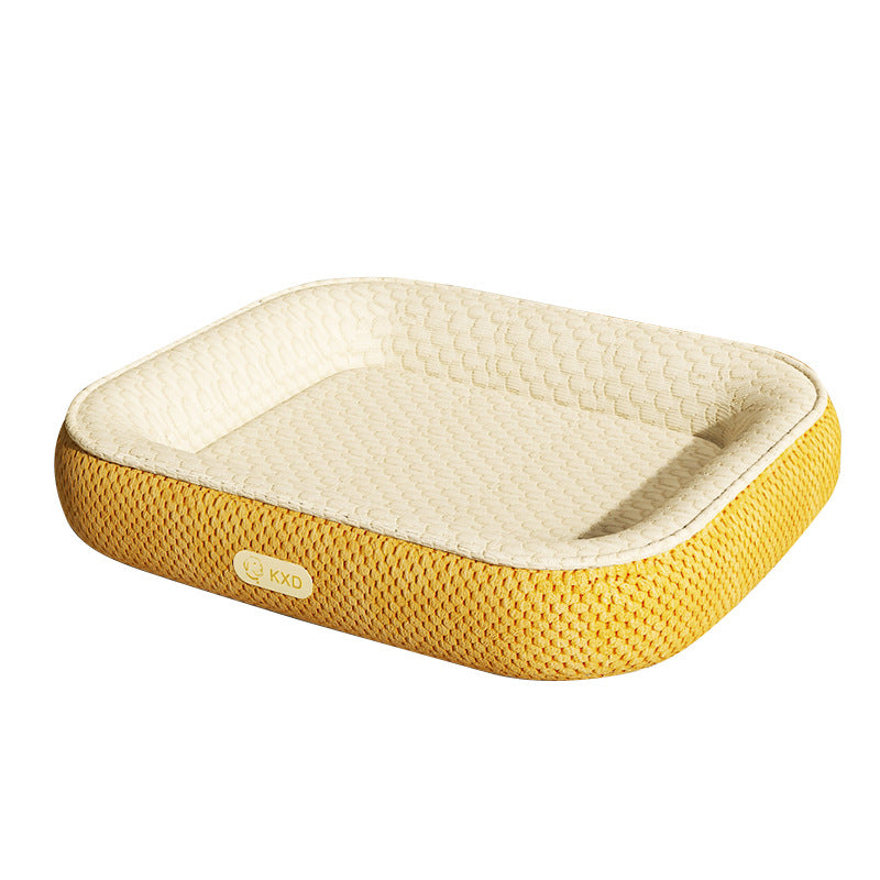 Ice Bean Dog Cat Bed New Summer Cool Mat Universal Pet Car Bed All Season