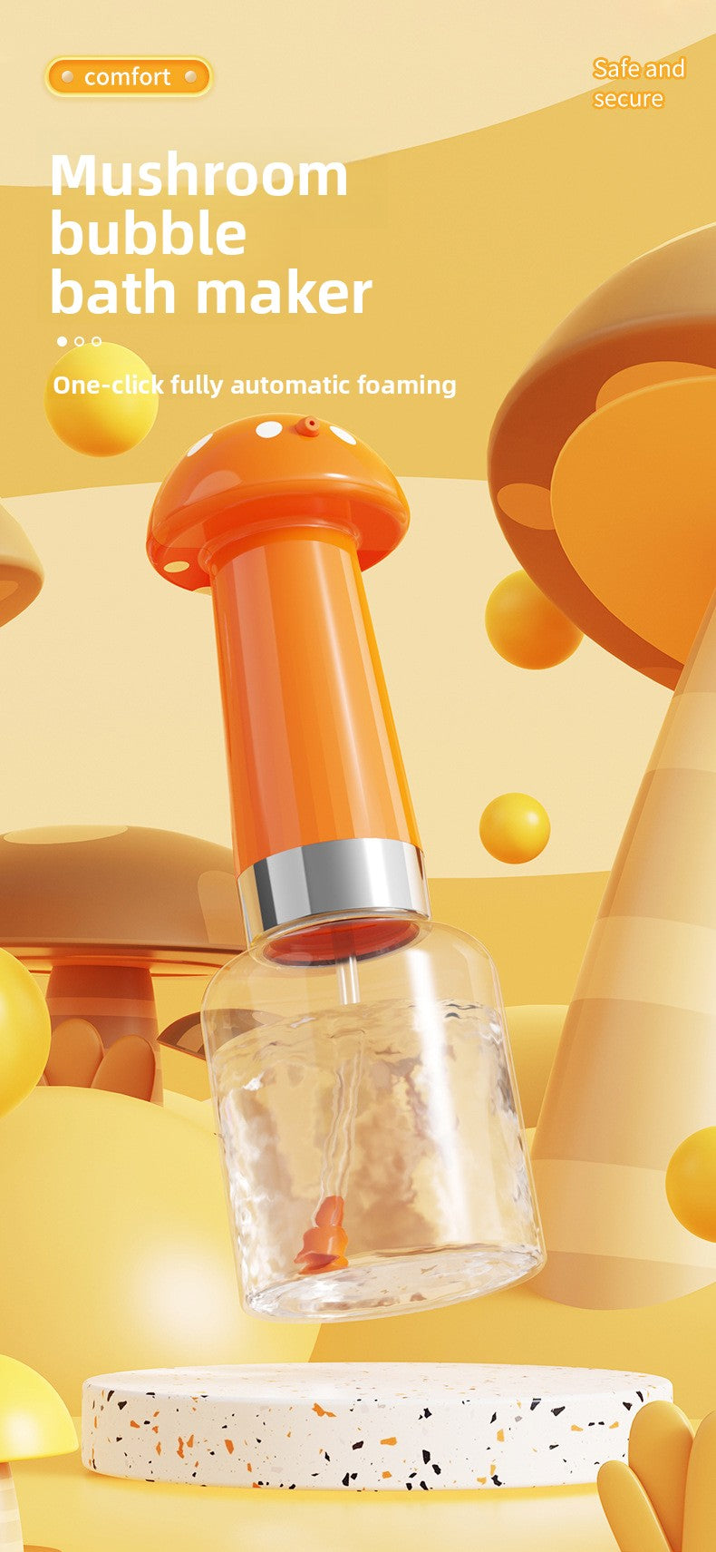 Automatic Pet Bubble Bath Machine One Click Foam Shower Gel Dispenser for Dogs Cats Gentle Cleaning and Fun Bath Time