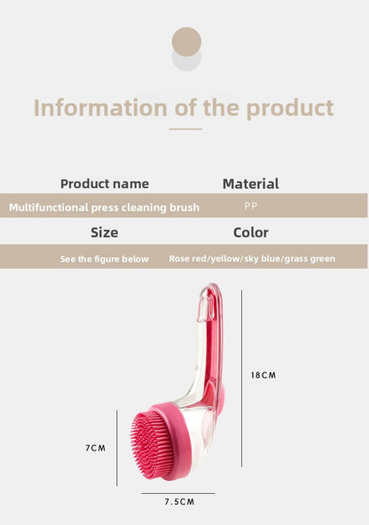 Silicone Pet Dog and Cat Bath Massage Brush Supplies