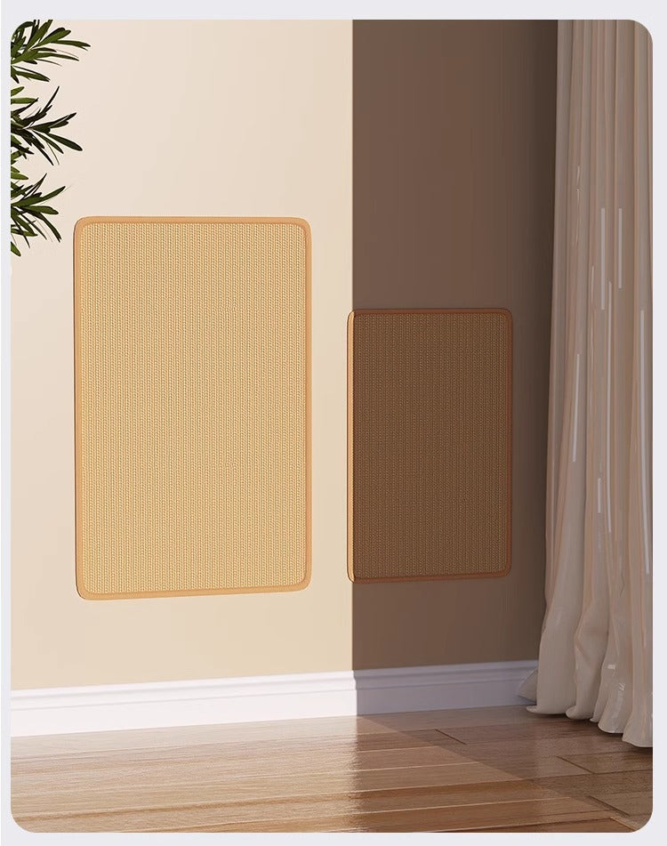 Vertical Wall Sticker Cat Scratch Board Sisal Material Wear Resistant Anti Scratch Sofa Pad Toy