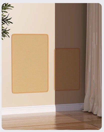 Vertical Wall Sticker Cat Scratch Board Sisal Material Wear Resistant Anti Scratch Sofa Pad Toy