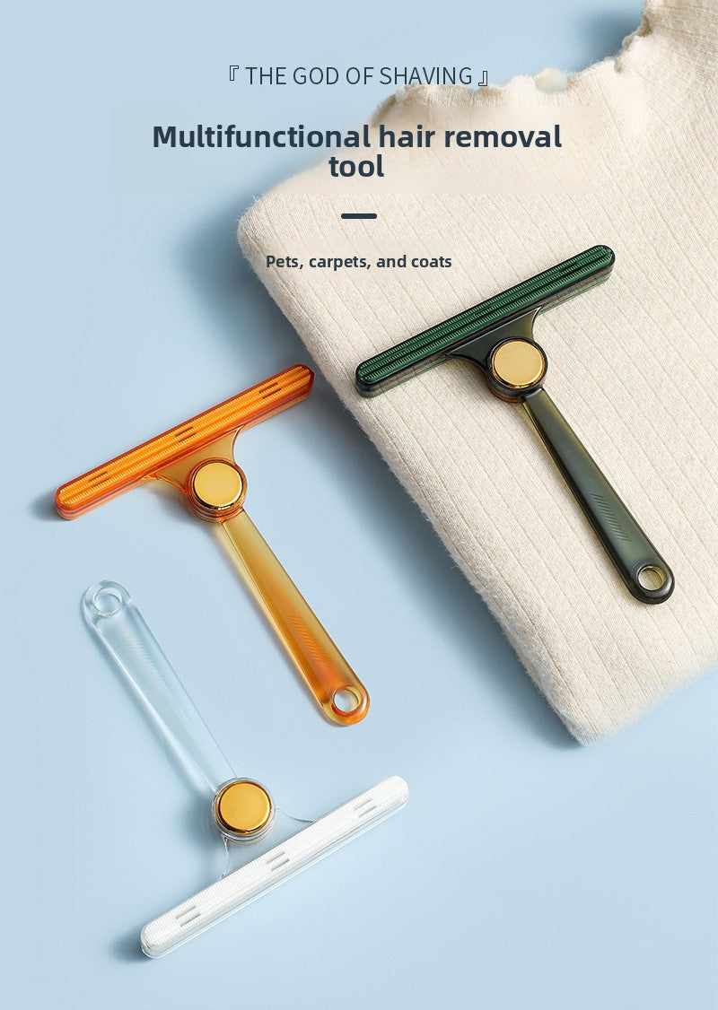 Manual Double-Sided Woolen Fabric Shaver Tool for Household Pet Coat Hair Lint Removal