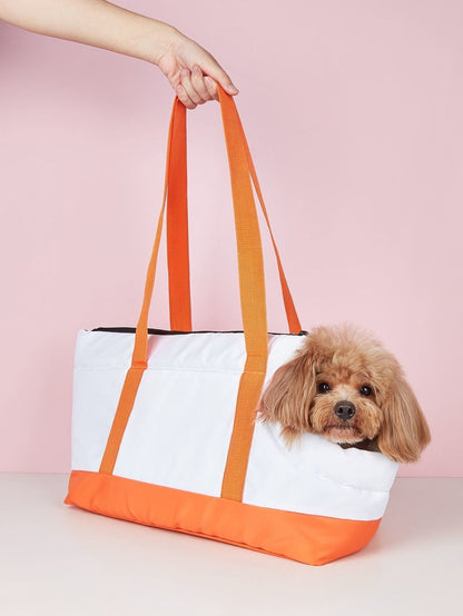 Portable Pet Carrier Bag for Small Dogs and Cats Outdoor Travel with Head Out Design All Season Comfort Shoulder Handbag