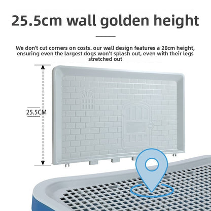 All Size Dog Toilet Combo Extra Large Urinal Litter Tray for Pet Supplies