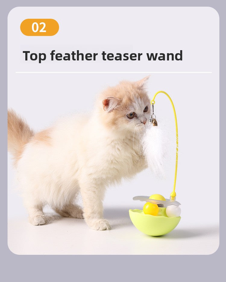 Rotating Ball Kitten Toy Self Fun Durable Cat Teaser Supplies