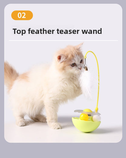 Rotating Ball Kitten Toy Self Fun Durable Cat Teaser Supplies