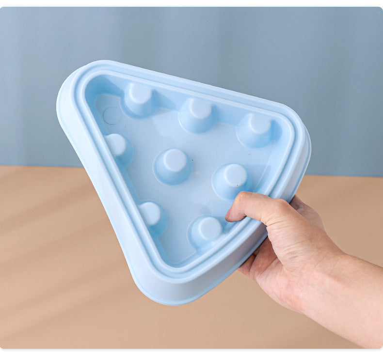 Interactive Puzzle Feeder Bowl Large Size Slow Feed Dog Bowl Anti Gulping Choking Cartoon Pizza Design Fun Pet Supplies for Dogs Cats