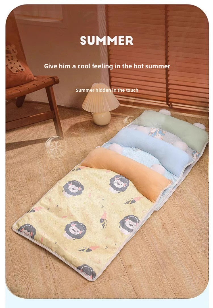 Dog Cat Summer Ice Silk Cooling Mat Pet Bed All Seasons for Small Medium Pets