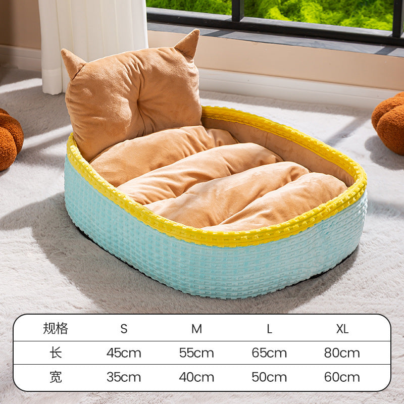 AllSeason Japanese Rattan Cat Bed Internet Famous Summer Mat ExtraLarge Scratch Board