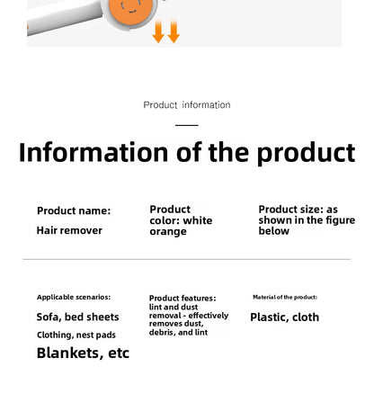 Pet Supplies Roller-Type Double-Sided Brush for Floating Hair Removal Static Sticky Artifact