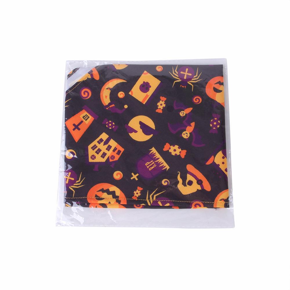 Pet Halloween bandana dog drool bib cat neck scarf