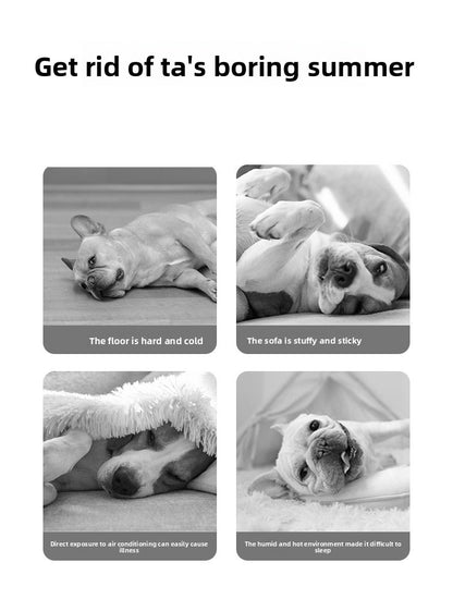 Universal AllSeason Pet Cool Nest Internet Celebrity Bed Mat for Small Medium Dogs Cats