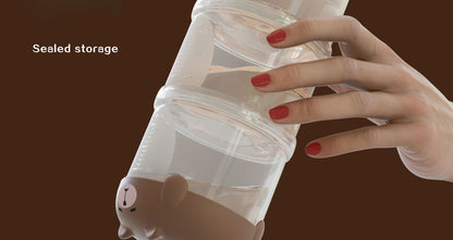 Portable Cat Snack Sealed Box Universal Pet Food Storage Moisture Proof Dispensing Canister