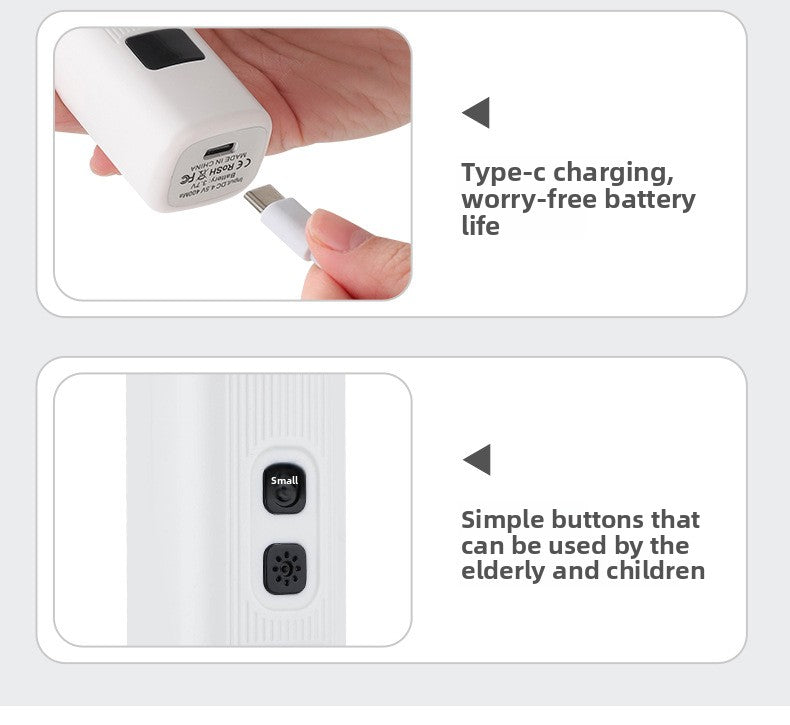 Pet Nail Grinder Clipper with Light for Dogs Cats