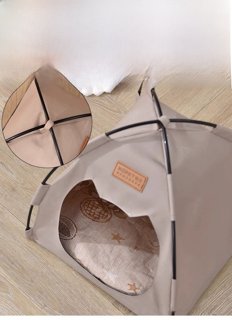 New Cat Tent Enclosed Foldable Oxford Cloth Cat House Dog House