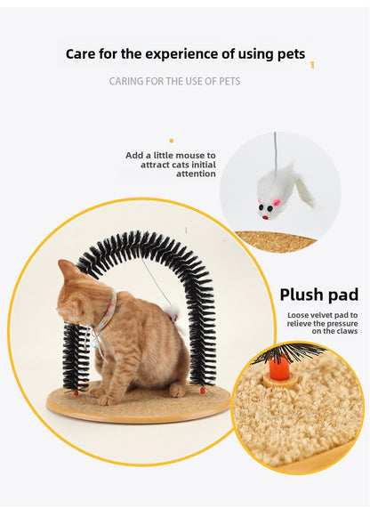 Pet Grooming Arch Scratcher Self-Entertainment Toy