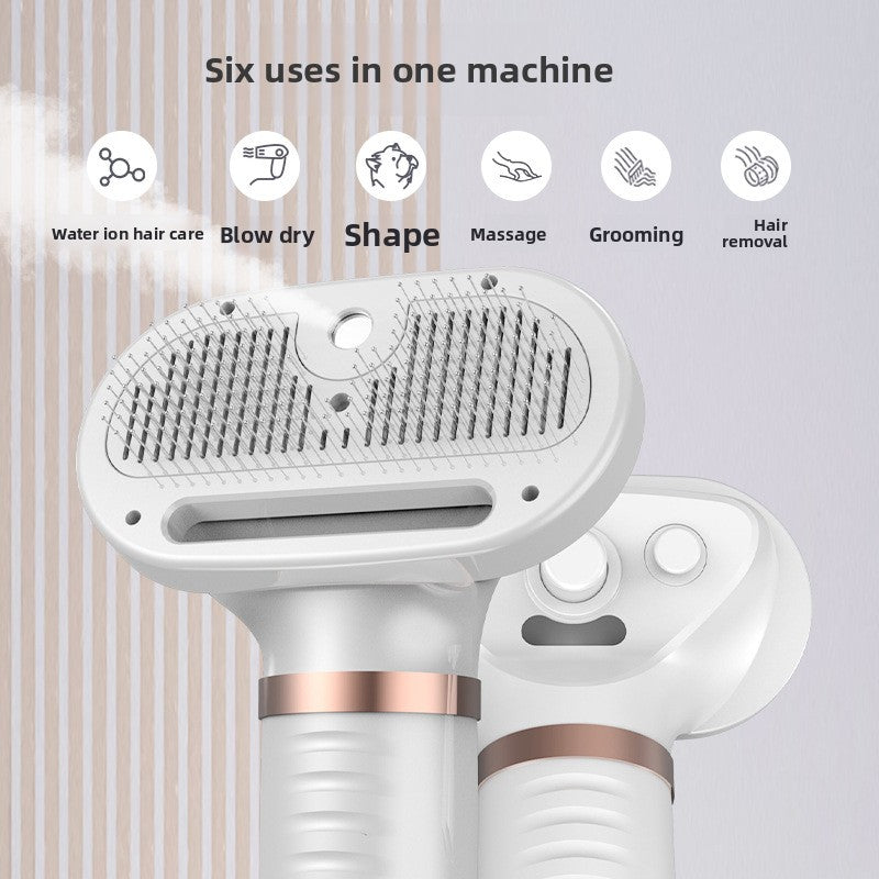 Quick-Dry Fluffy Pet Hair Dryer Spray Combo for Cats Dogs Grooming