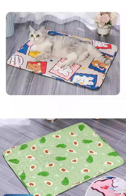 All Season Pet Mat Dog Cat Sleeping Pad Summer Cooling Dog Bed Essentials