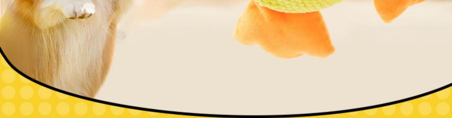 Dog Puppy Plush Doll Relieving Stuffy Self Hi Sound Bite Resistant Toy