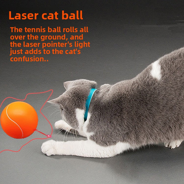 Pet Supplies: Automatic Rotating Laser Electric Cat Toy