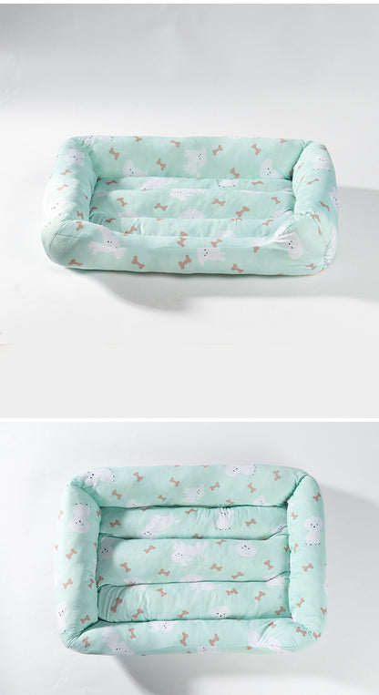 Cooling Ice Silk Pet Nest Mat Summer Sleep Pad for Cats Dogs