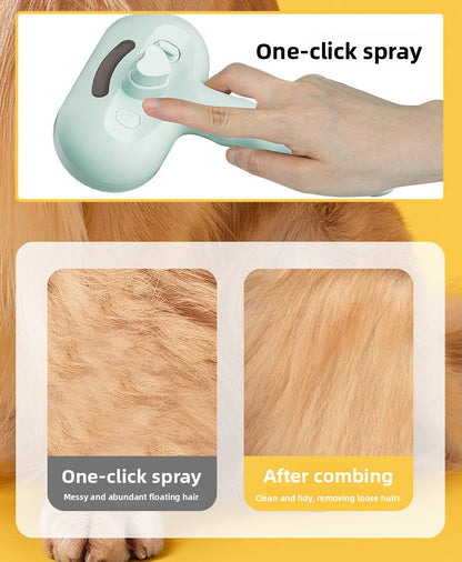 Cat Dog Grooming Comb Spray Non Flying Hair Pet Tool