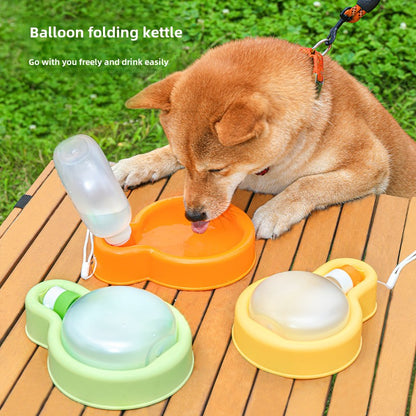 Portable PET water bottle for outdoor activities