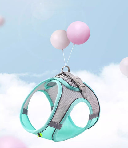 Cat Leash Cat Harness Cat Chest Harness Cat Walking Leash Vest Style Pet Chest Harness P-String Reflective Cute Cat