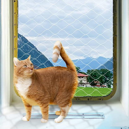 Multi-size Cat Netting Pet Guard Anti-fall Solution for Balcony Window and Stairs
