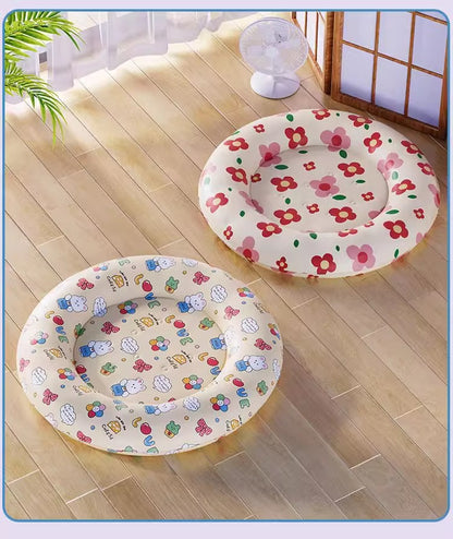 Summer Pet Cooling Mat Water Filled Ice Nest Bed for Large Cats Dogs