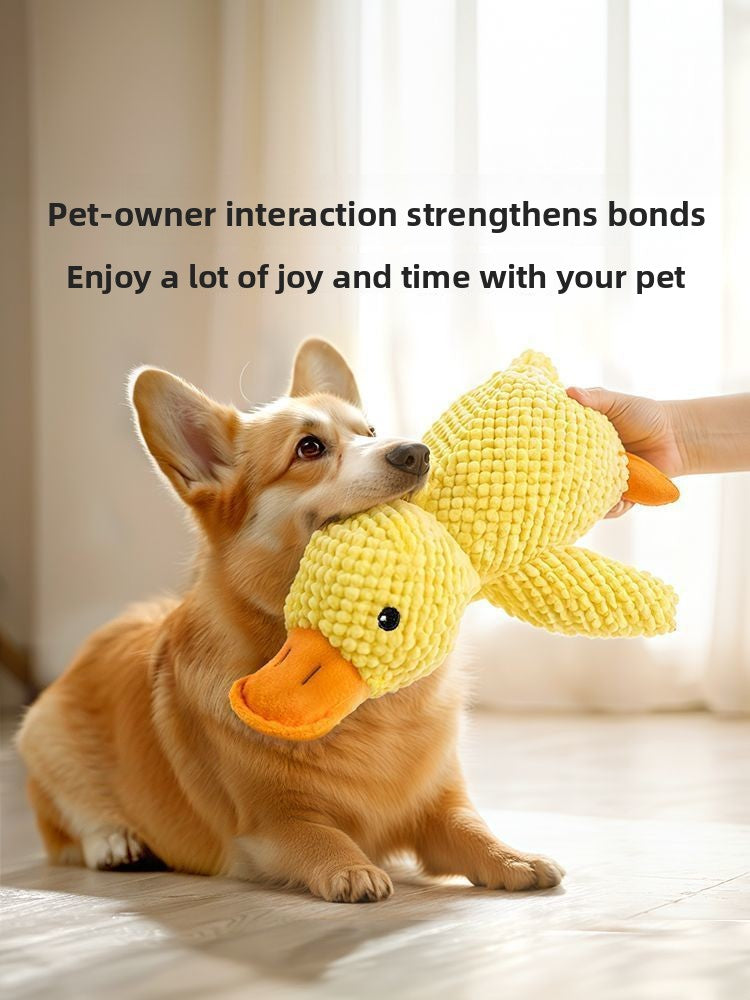 Durable Charging Duck Chew Teething Plush Elephant Pet Donkey Toy